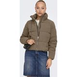 Onlnewdolly - Puffer Jacket - Tussenjas - Hoge Opstaande Kraag - Lange Mouwen - Ritssluiting