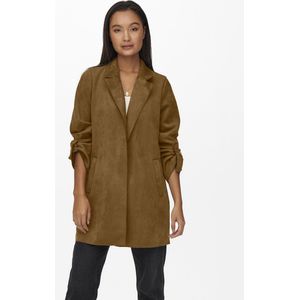 Only - ONLJOLINE FAUX SUEDE COAT - Cognac - Lang Jack