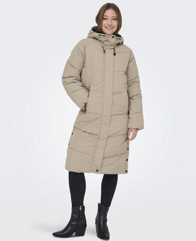 Onlmaggi - Puffer Jacket - Winterjas - Capuchon - Kort - Gevoerd met Premium Synthetische Voering