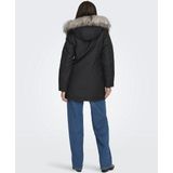 Enkel - Damesparka - Boven-dijlange Vorm - Met Capuchon - Zacht Materiaal