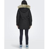 Enkel - Damesparka - Boven-dijlange Vorm - Met Capuchon - Zacht Materiaal