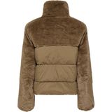 Jacke - Dames - Gewatteerd - Warm - Hoge Kraag - Met Rits - Winterjas