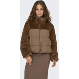 Jacke - Dames - Gewatteerd - Warm - Hoge Kraag - Met Rits - Winterjas