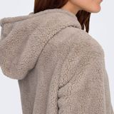 Onpcas-fluf - Hoodie - Zwart - Hoge Hals - Lange Mouwen - Loose Fit