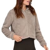 Onpcas-fluf - Hoodie - Zwart - Hoge Hals - Lange Mouwen - Loose Fit