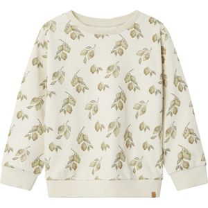 Lil' Atelier Sweatshirt - NmnJobo - Tortelduif/Citroenen - Lil Atelier - 6 jaar (116) - Sweatshirt