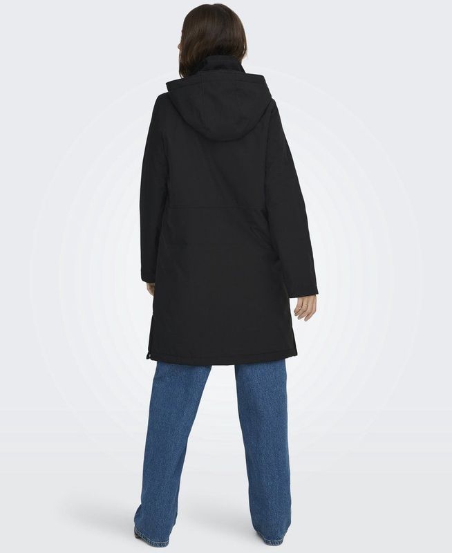 Onlkara - Parka - Gevoerd - Lange Mouwen - Capuchon - Ritssluiting - Zijzakken met Ritssluiting