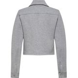 Only - ONLJUDITH - Korte Jas - Grey Melange - Scuba Stof