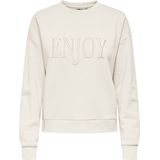 ONLY - ONLPAM O-NECK BOX CC SWT - Off White - Dames - Sweater