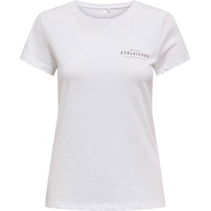 ONLY PLAY - Sportshirt - Wit - Katoen - Korte Mouwen