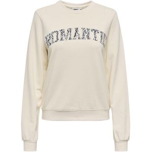 ONLY - ONLFREDERIKKA PRINT BOX UB SWT - Antique White - Dames - Sweater