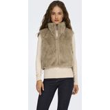 ONLY - ONLDANA - Bodywarmer - Sand - Licht Gevoerd - Waterafstotend