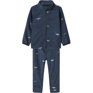 NAME IT - Fleece Set - Print - Hoge Hals - Lange Mouwen - Rits