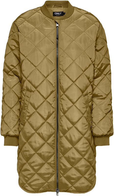 ONLY - ONLJESSICA - Tussenmantel - Kaki - Gewatteerd