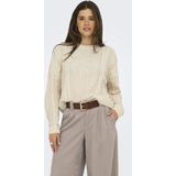 Only - Onlelly Life - Gebreide Trui - Birch - Dames