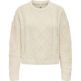 Only - Onlelly Life - Gebreide Trui - Birch - Dames