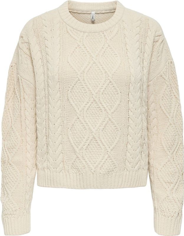 Only - Onlelly Life - Gebreide Trui - Birch - Dames