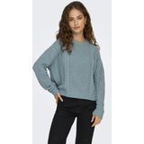 Only - Arona - Trui - Blauw - Lange Mouwen - Regular Fit