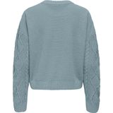 Only - Arona - Trui - Blauw - Lange Mouwen - Regular Fit