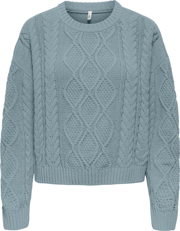 Only - Arona - Trui - Blauw - Lange Mouwen - Regular Fit