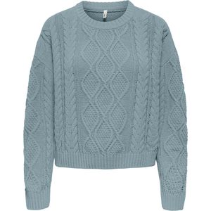 Only - Arona - Trui - Blauw - Regular Fit - Lange Mouwen