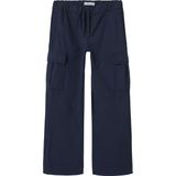NAME IT Jongens Nkmryan Twill Cargo Pant S 5553-Va, Mood Indigo, 128