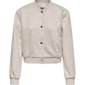 Only - Casual Damesjas - Pumice Stone - Suèdine - Korte Lengte