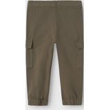 NAME IT - NMMRYAN - Capri Broek - Olijfgroen - Tapered - 7/8 Lengte