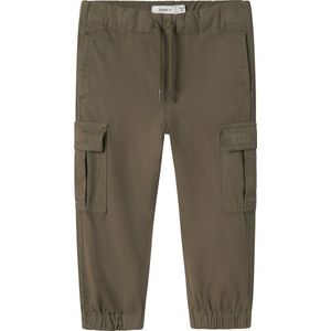 NAME IT - NMMRYAN - Capri Broek - Olijfgroen - Tapered - 7/8 Lengte