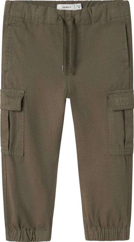 NAME IT - NMMRYAN - Capri Broek - Olijfgroen - Tapered - 7/8 Lengte