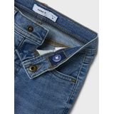 Jeans - Medium Blue Denim - Recht - Normale Taillehoogte