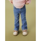 Bootcut Jeans - Subtiele Afgedragen Look - Verstelbare Taille - Kinderen