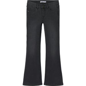 Name It - Polly Boot-Cut Skinny Jeans - Donkergrijs - Junior