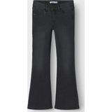 Bootcut Jeans - Denim - Met Verstelbare Taille - Subtiele Slijtageplekken