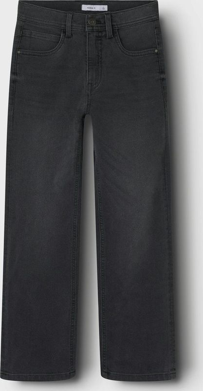 Jeans - Straight-fit - Denim - Blauw - Verstelbare Taille