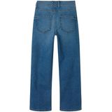 Jeans - Straight-Fit - Denim - Blauw - Verstelbare Taille