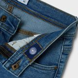 Jeans - Straight-Fit - Denim - Blauw - Verstelbare Taille
