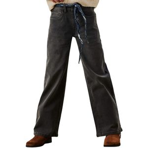 Jeans - Wide-Fit - Blauw - Katoen - Verstelbare Taille