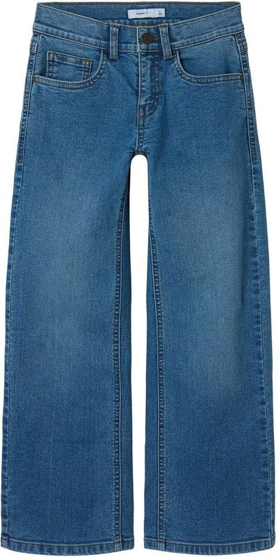 NAME IT KIDS wide leg jeans medium blue denim