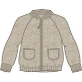 Teddy - Bomberjack - Sherpa - Zacht - Lange Mouwen - Ritssluiting - Borduring