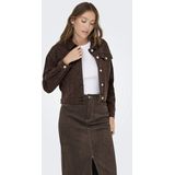 Only - ONLANLIE-ANIMAL - Jeansjack - Chicory Coffee - Lange Mouwen