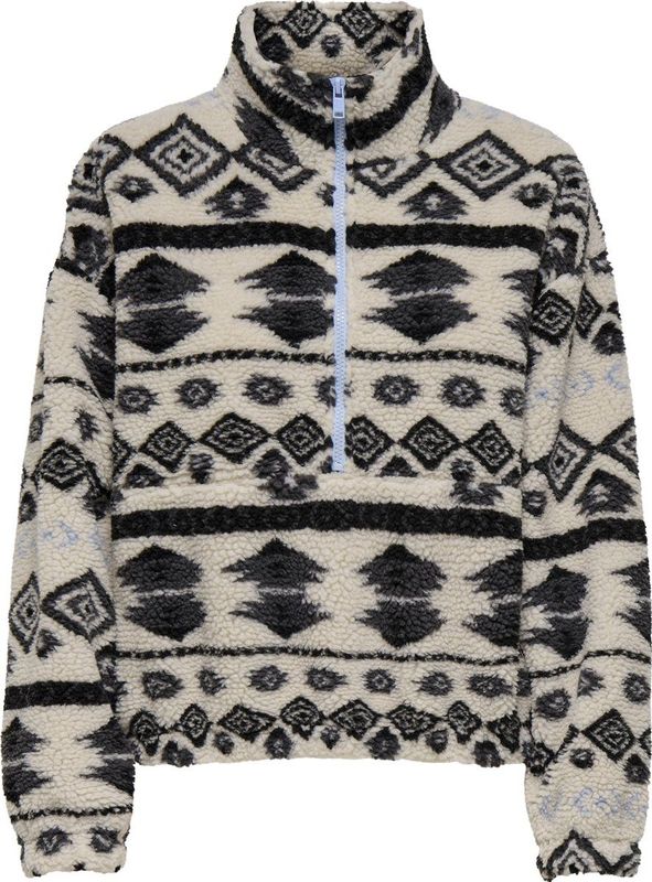 Only - Model 'JANNE' - Schipperstrui - Teddybontlook - Regular Fit