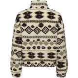 ONLY - ONLJANNE - Schipperstrui - Bruin - Fleece - Aztec Print