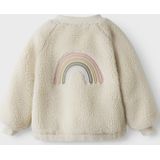 Lil' Atelier - NmnLajo - Fleece Jas - Tortelduif/Rainbow