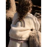 Lil' Atelier - NmnLajo - Fleece Jas - Tortelduif/Rainbow
