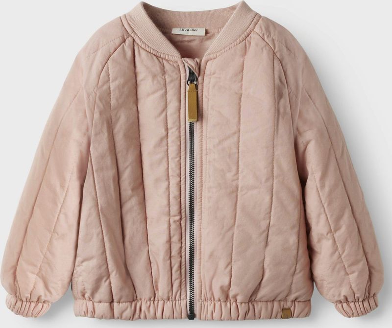 Lil' Atelier Bomber Jack - NmnLio - Misty Rose m. Regenboog - Lil Atelier - 3 jaar (98) - Zomerjas