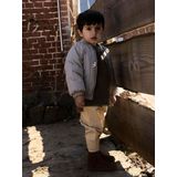 Wolk - Bomberjack - Blauw - Polyester - Baseball Hals - Lange Mouwen