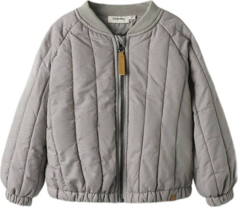 Wolk - Bomberjack - Blauw - Polyester - Baseball Hals - Lange Mouwen