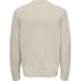 Only & Sons - MAJOR - Gebreid Vest - Stone Grey