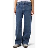 Noisy May - NMALEXA NW REG JEANS FO055MB NOOS - Jeans - Blauw - Wijd Gesneden